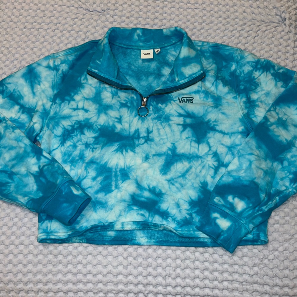 Vans Blue Tie-Dye QuartZip